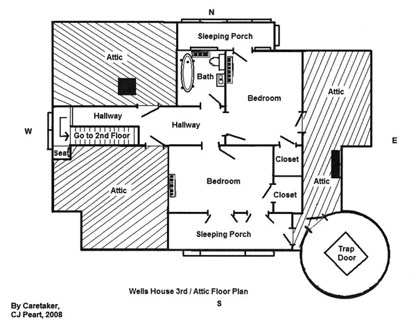 Floor plan, third floor